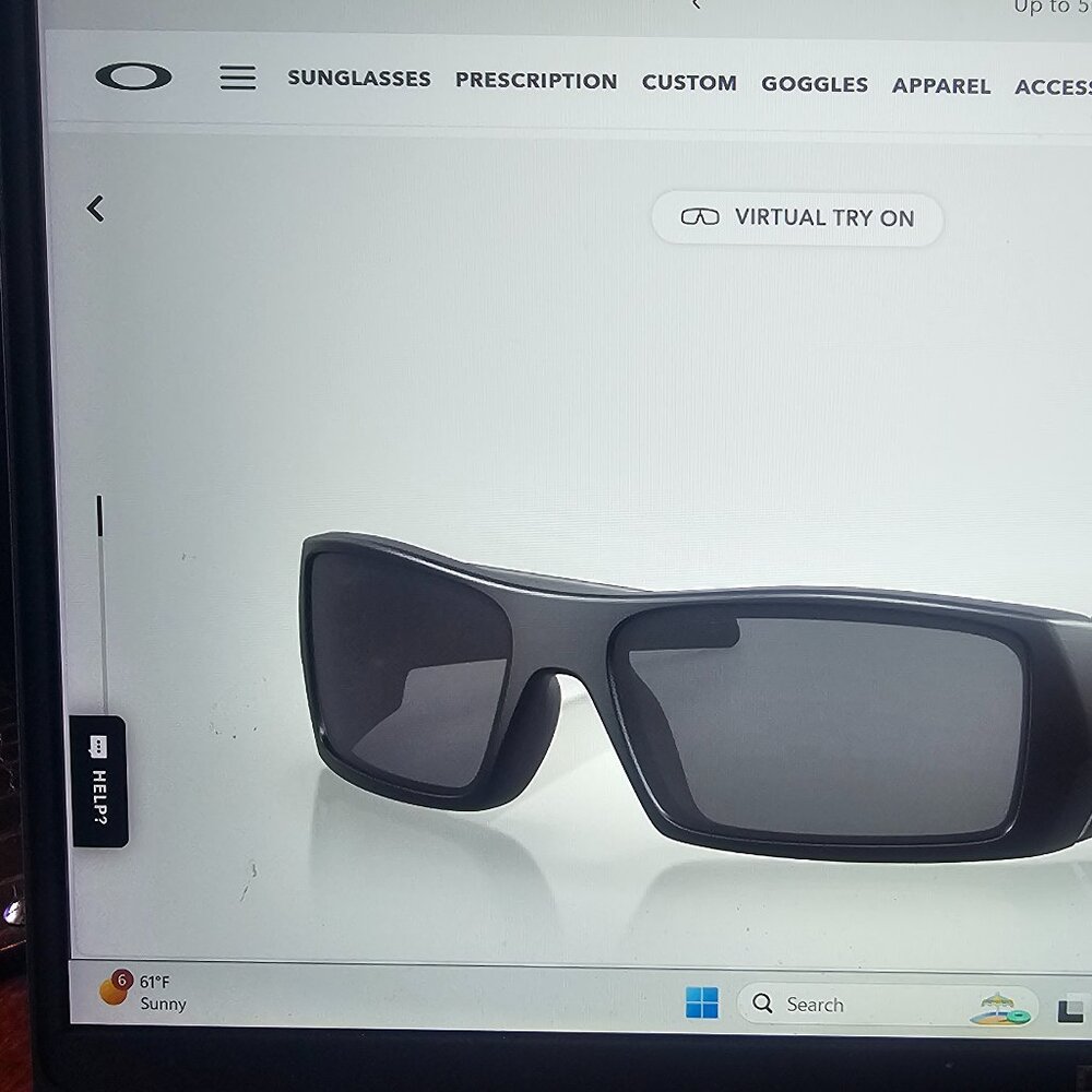 OAKLEY GASCAN MATTE BLACK SUNGLASSES